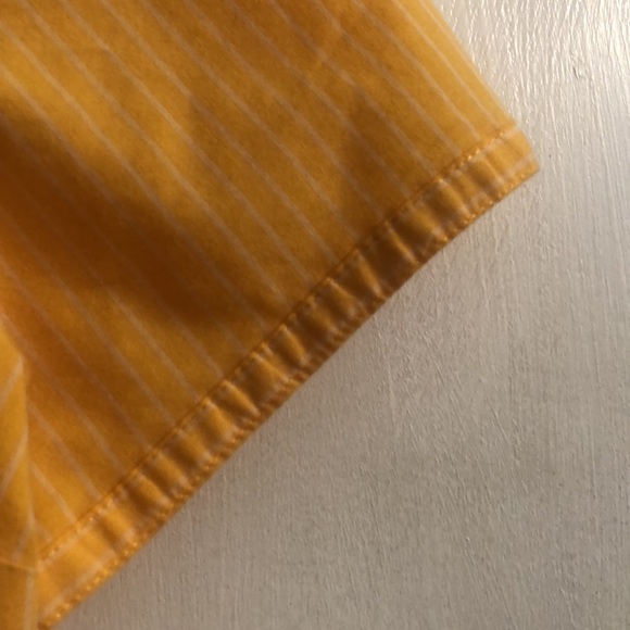 George very yellow fitted button up blouse. Could be jacket with tank. Large. - Picture 5 of 7